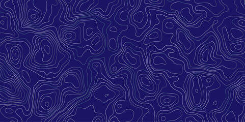 Topographic map background concept. Vector abstract illustration. Geography concept. geographic contour map grid backdrop paper texture. terrain path isolated on a background.