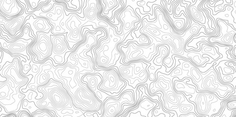 Topographic map background concept. Vector abstract illustration. Geography concept. geographic contour map grid backdrop paper texture. terrain path isolated on a background.