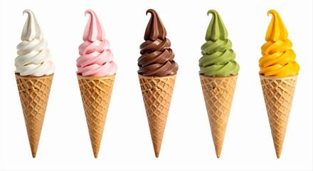 ソフトクリーム5種セット