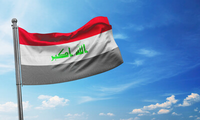 Iraq flag waving image