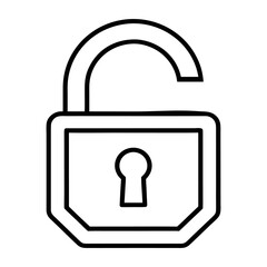 unlock icon design picture