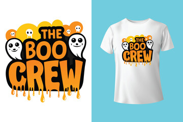 Halloween retro vintage t shirt design