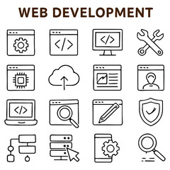 set of icons for web