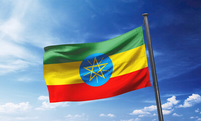 National flag of Ethiopia