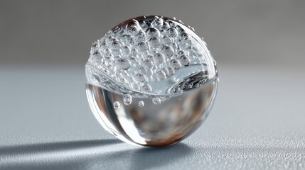 Transparent Bubble Sphere with Reflections