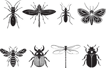 set of insects