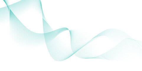Naklejka premium Abstract wavy lines Digital frequency track equalizer background. Curved wave smooth stripe seamless pattern. Wave lines created using blend tool. graphic design template banner business wave. vector.