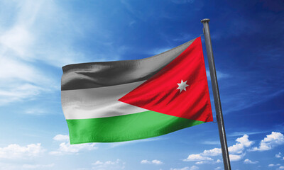 National flag of Jordan