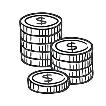 Stacked Coins vector
