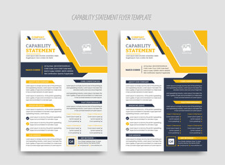 Capability Statement Template Design