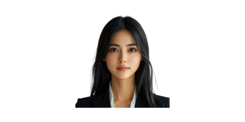 Professional Woman In Business Attire. Confidence And Leadership In Corporate Environment Isolated On Transparent Background