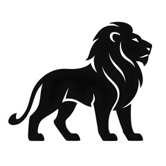 Fototapeta premium Illustration vector of a lion silhouette