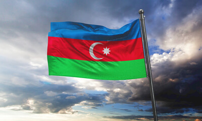 the national flag of azerbaijan