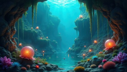 Beautiful ocean bay