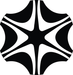 geometric starfish Adobe Illustrator Artwork 