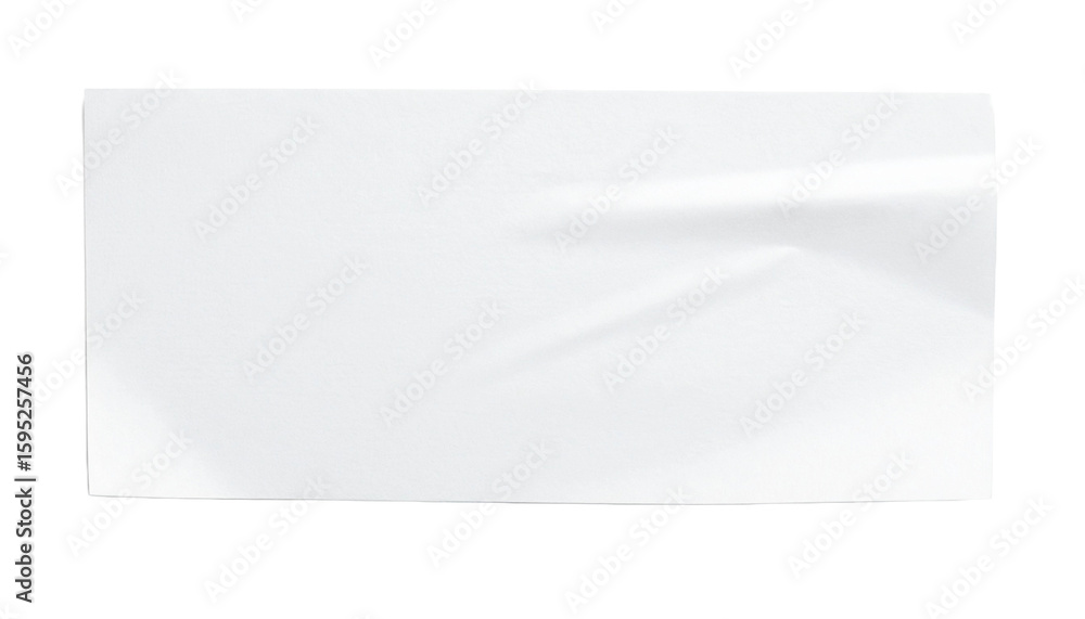 Poster empty adhesive tape isolated on a light background. perfect for text and design. the tape features a