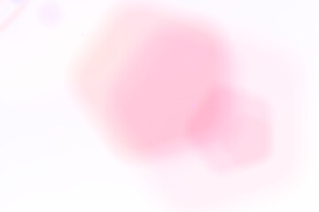 Soft pink abstract glow shape with light gradient blur on transparent background. Minimal dreamy light texture for overlays and design