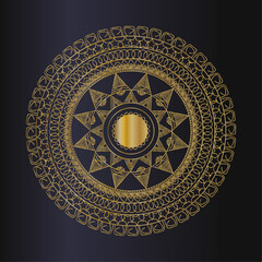 Seamless vector mandala pattern design for background