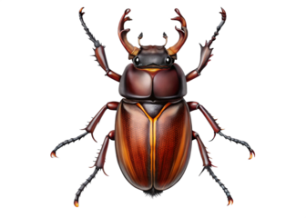 Adhesive Cicadas set isolated on White  background. Png realistic design element