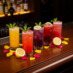 cocktail on the table