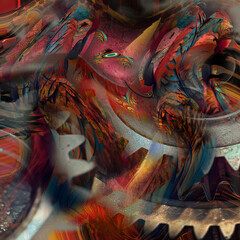 abstract fractal background