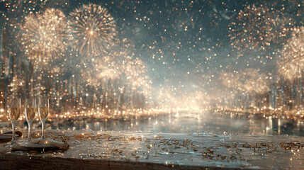 Magical Winter Night Celebration &ndash; Generative AI