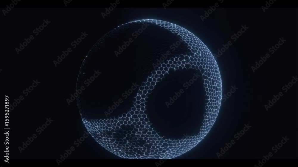 Poster bubbles sphere on black: a sphere of bubbles against a dark backdrop, capturing the captivating text