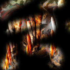 scary halloween background