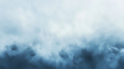 Obraz premium Abstract blue watercolor background with dark clouds