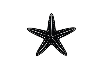Obraz premium Starfish Silhouette Graphic Design Element