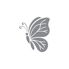 Unique butterfly logo Modern and minimalist vector and abstract logo
