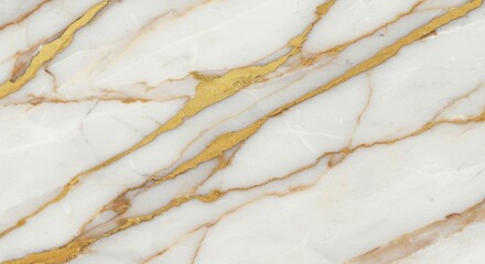 Marble Texture with Gold Veins Elegant Stone Surface