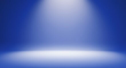 Fototapeta premium Creating a Blue Gradient Background with Spotlight Effect