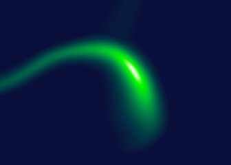 Electric Blue Fluid Art Swirl