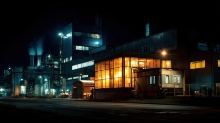 Industrial complex at night (6)