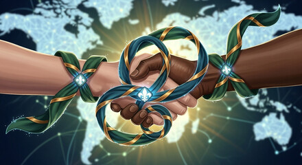 Global Handshake - Scarf Connection