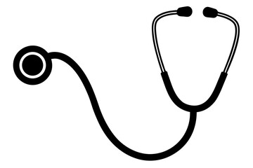 stethoscope isolated on white background