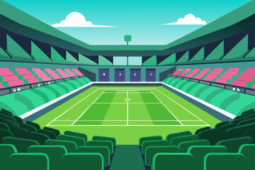 Fototapeta premium empty stadium seats
