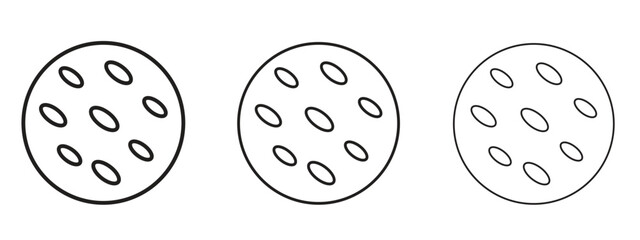 Fototapeta premium Thalassaemia icon in stroke art design versions. EPS 10