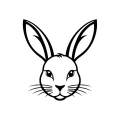 Fototapeta premium vector illustration of a rabbit