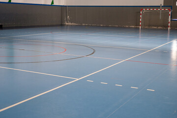 Multipurpose Indoor Court Training Session Ready