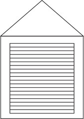 black and white frame