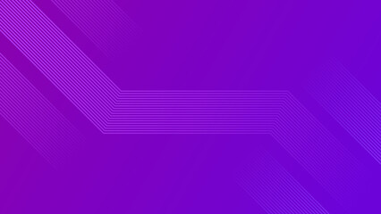 Violet background with lines. Geometric banner template