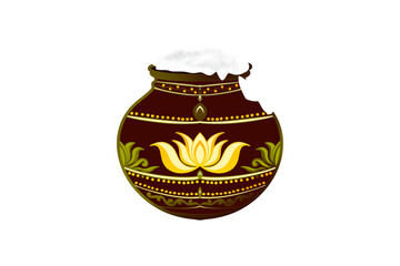 Curd pot for  krishna Janmashtami