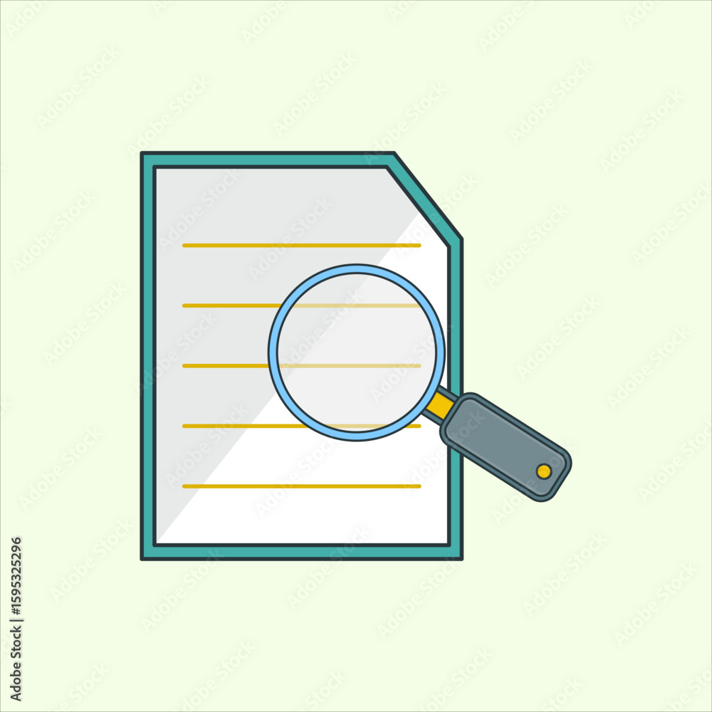 Poster search document icon. icon related to design elements. suitable for web site, app, user interfaces,e