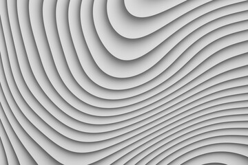 Milk white wavy pattern as a part of design