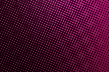 Plum pie dots on black background. Light is coming from top