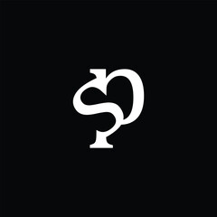 sp letter logo. vector illustration of SP letters for icon, symbol or logo. SP initials logo