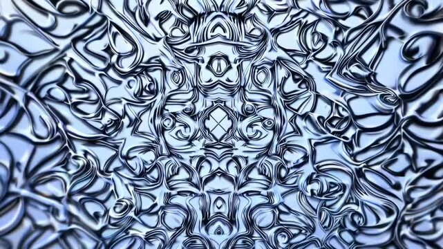 Intricate Guilloche Pattern Template for Official Diplomas, Certificates, and Security Documents