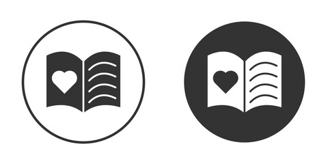 Guests book icon clipart element. stroke art design graphics